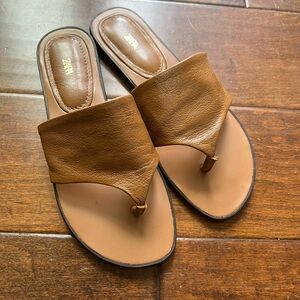 Amazing condition Zara Women's Brown Leather Sandals